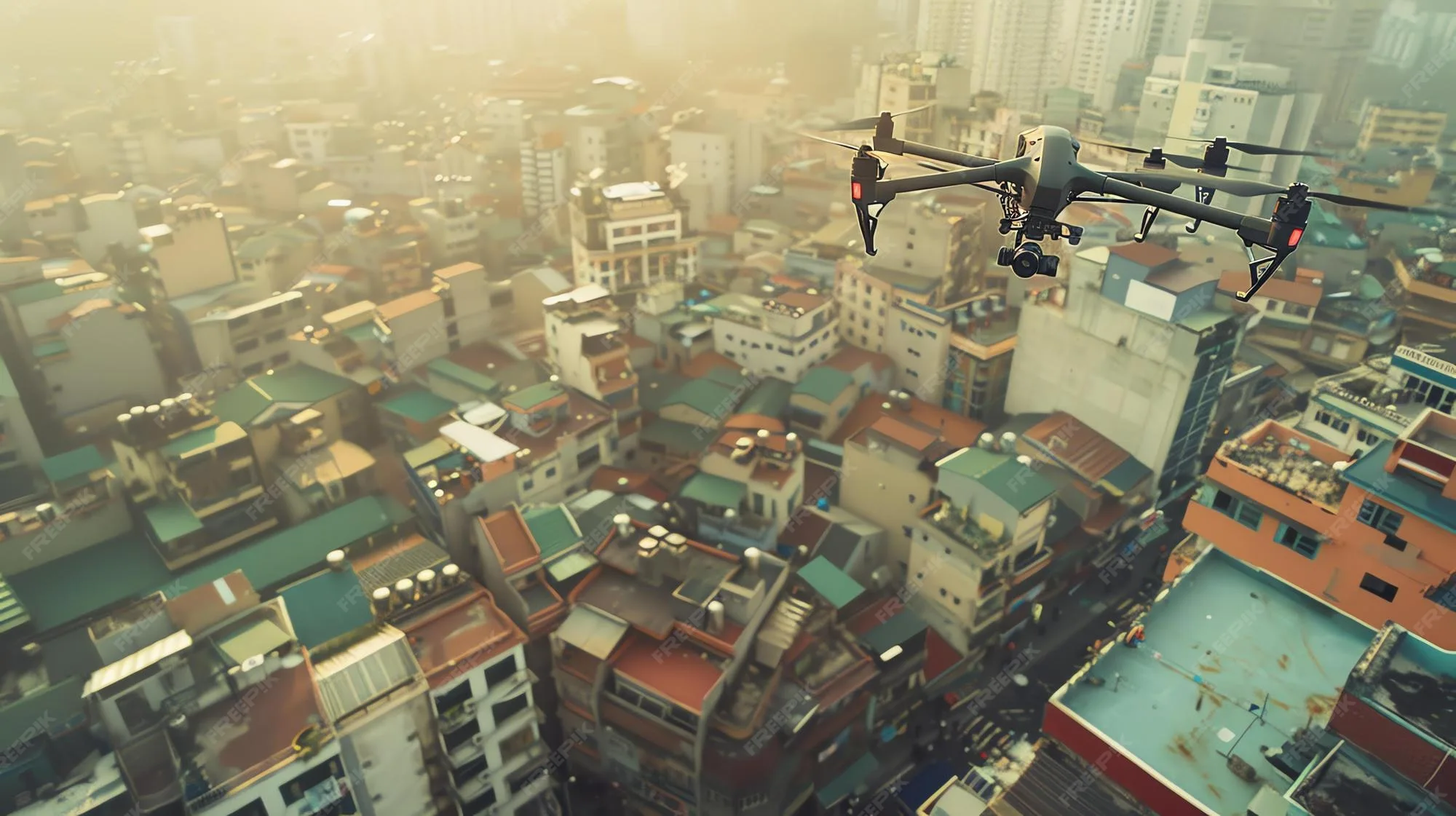Vents et turbulences drone